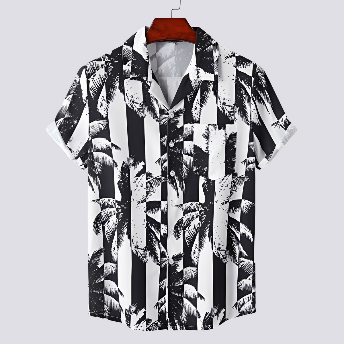 Ronan - Chemise homme chic avec motif hawaïen