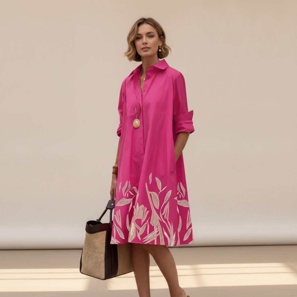 Gameela - Robe Élégante à Coupe Ample