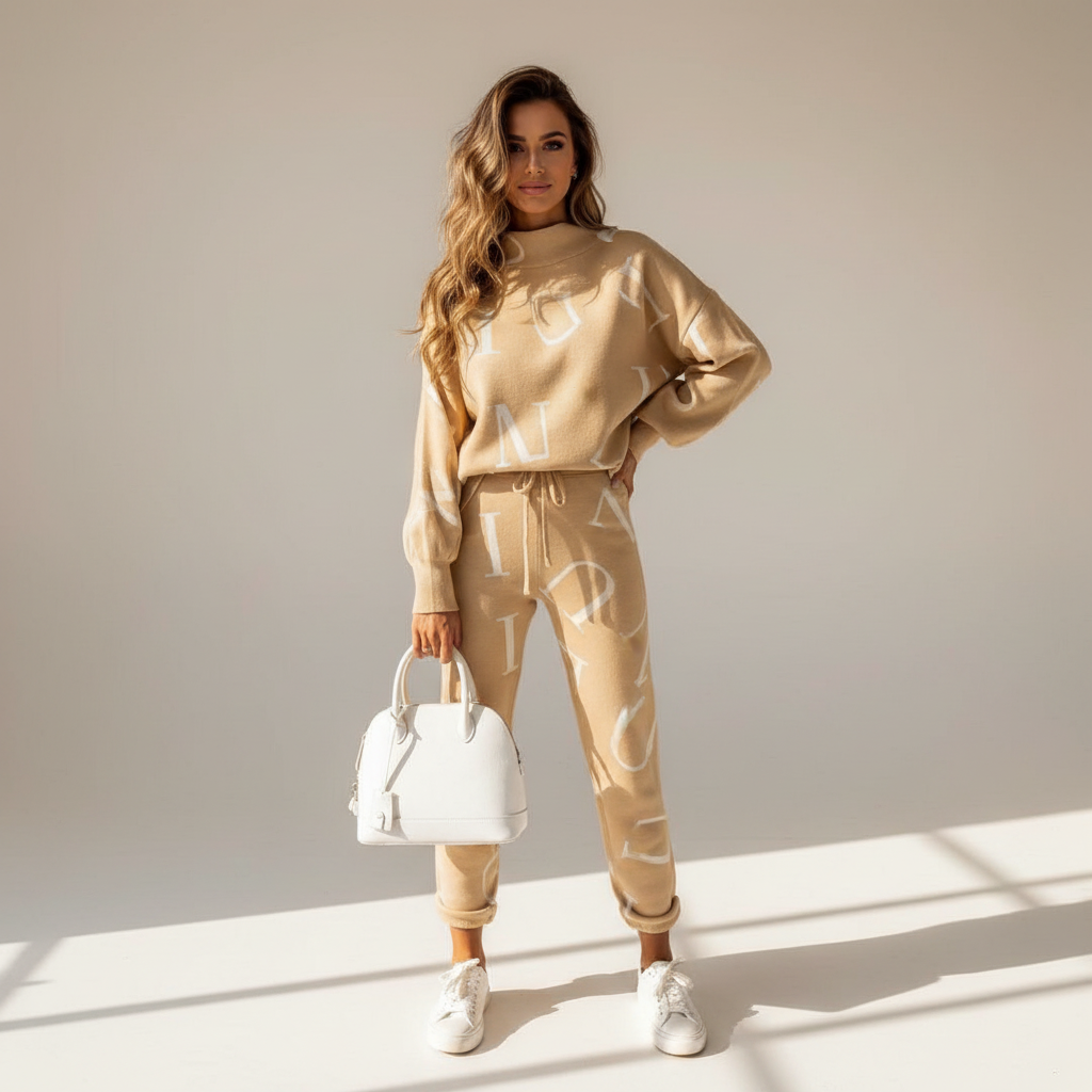 Avenie - Ensemble de Pantalon à la Mode