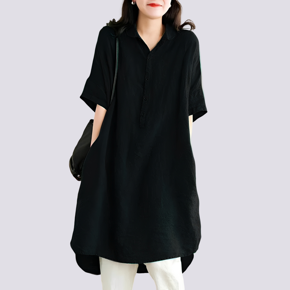 Deborah - Robe-chemise large et décontractée pour femmes