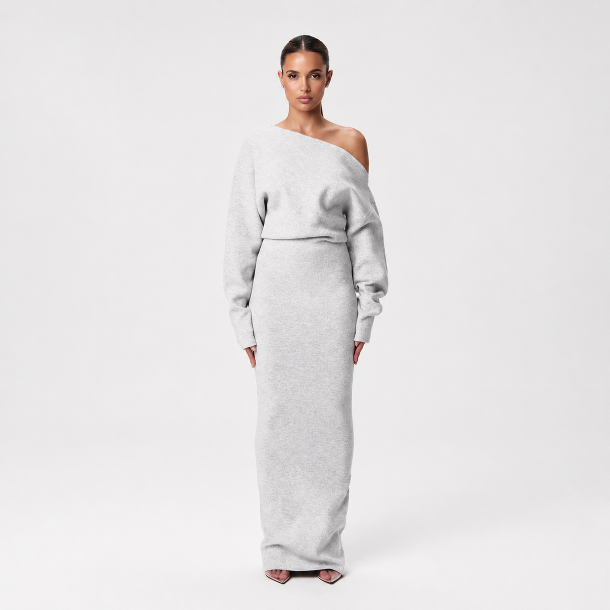 Tahlia - Robe Longue Élégante à Une Épaule