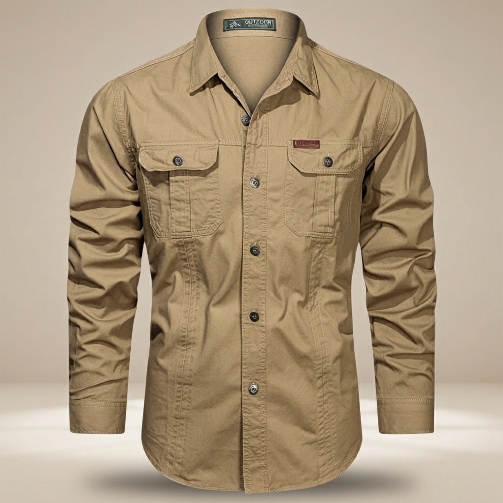 Hayden - Longue chemise cargo avec plusieurs poches