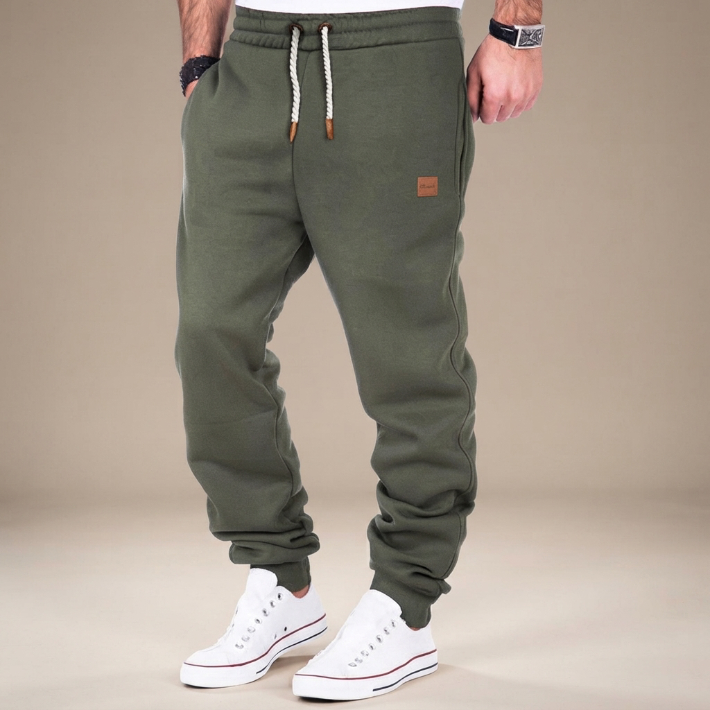 Devin - Pantalon à Taille Élastique avec Cordon Réglable