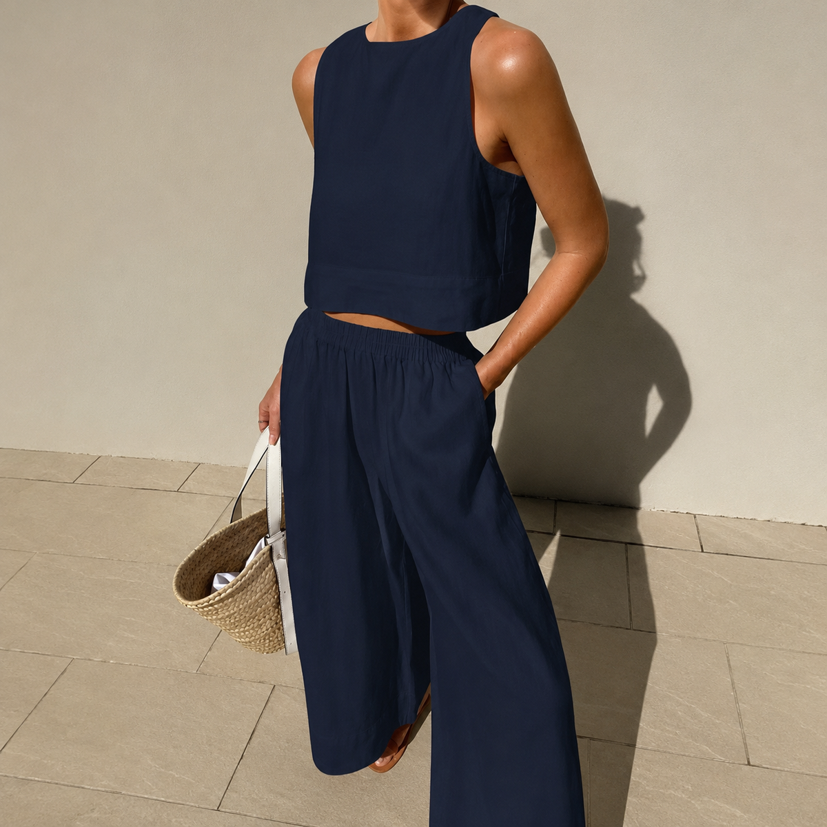 Thelma - Ensemble Confort Pantalon Large
