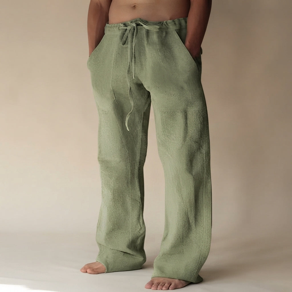 Arthur - Pantalons homme à jambes larges