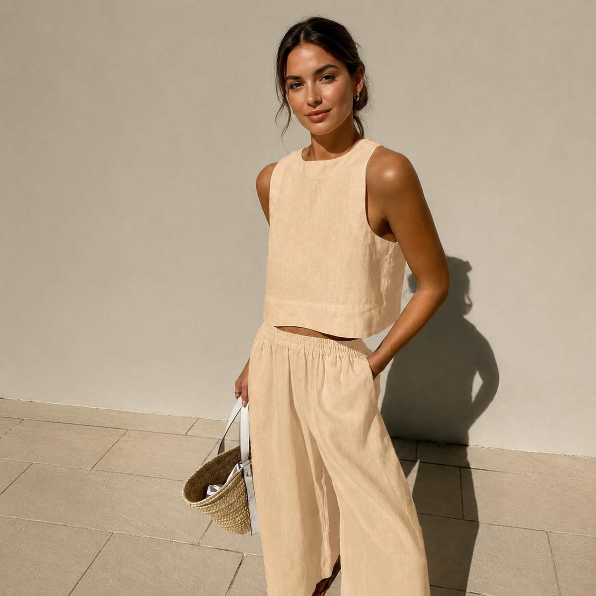 Thelma - Ensemble Confort Pantalon Large