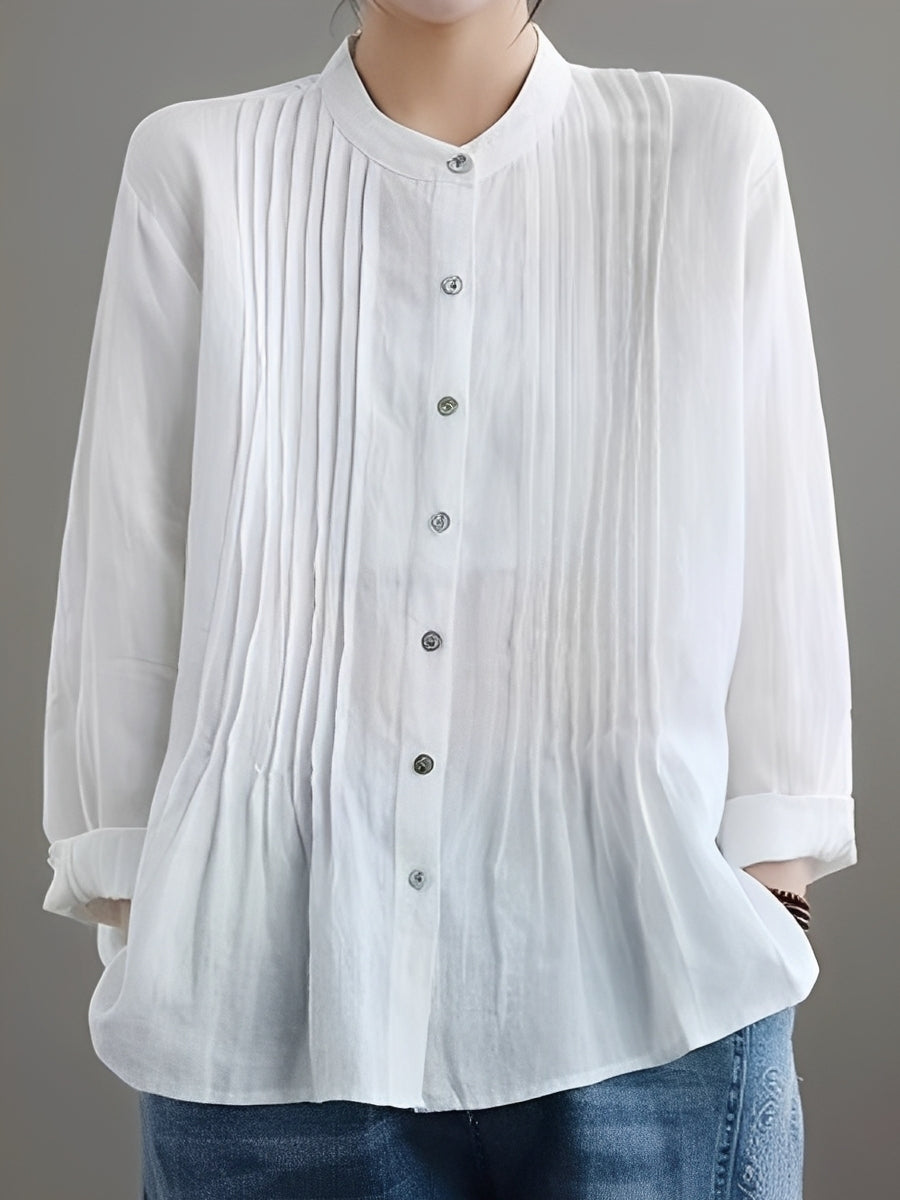 Tiphanie - T-shirt chic à manches longues pour femmes