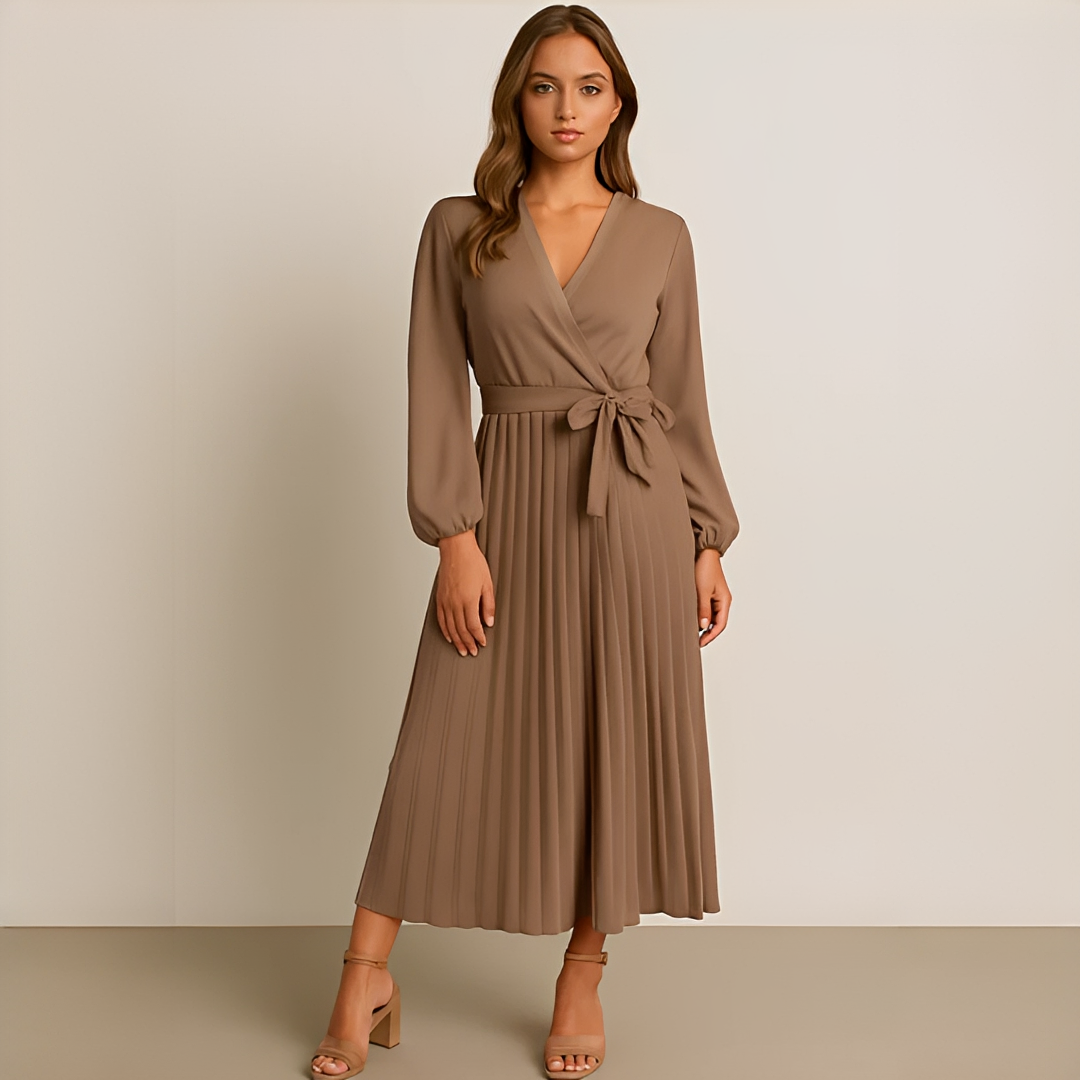 Naomi - Robe Chic à Col V Croisé