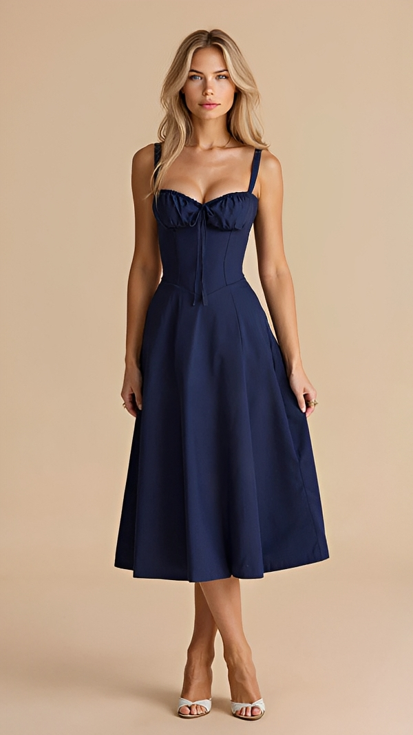 Kiana - Robe Élégante et Chic avec Fente Midi