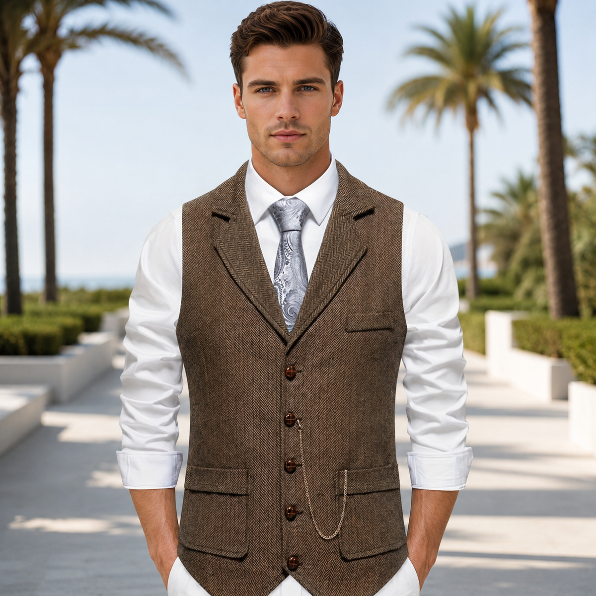 Clayton - Blazer Décontracté Style Vintage