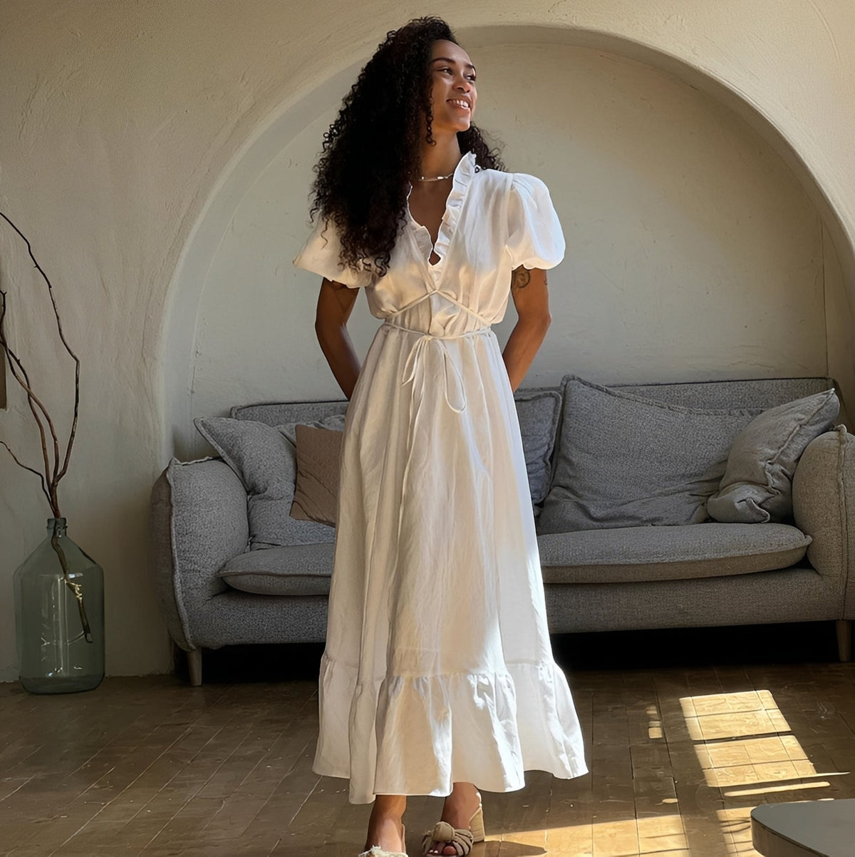 Meayah - Robe d'été élégante et raffinée pour femme