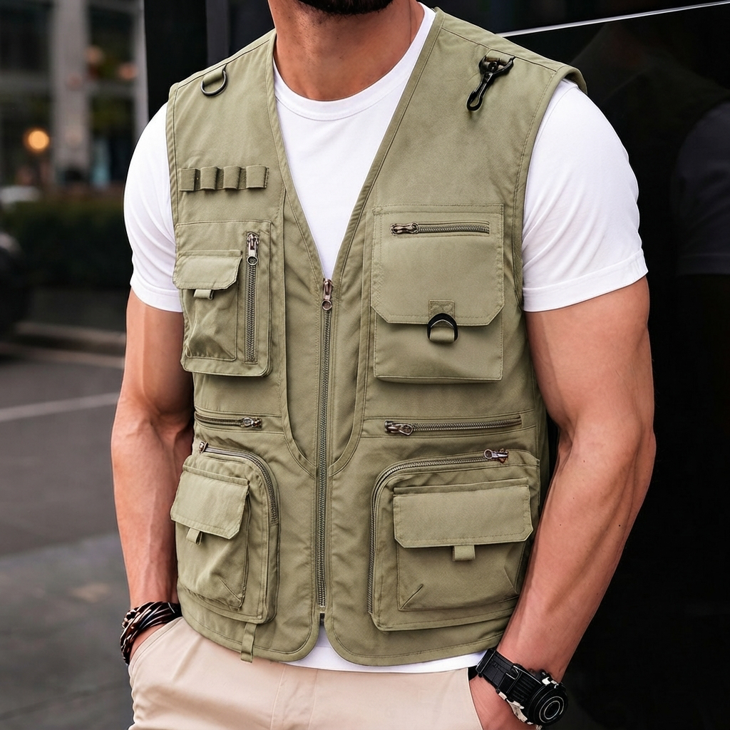 Kyle - Veste Aventure avec Poches Multiples