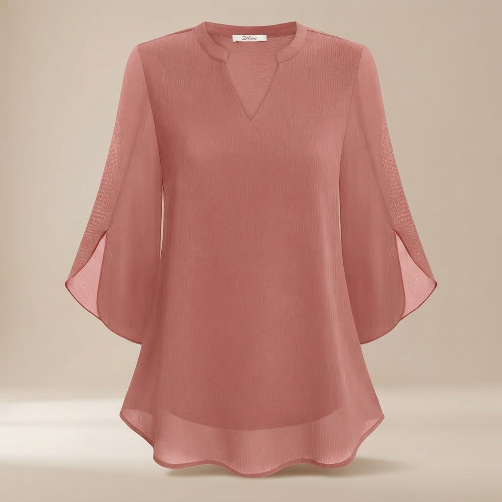 Arsine - Blouse élégante à coupe large et col en V