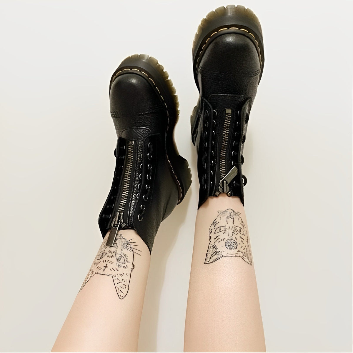 Payton - Bottes casual à talons épais pour femmes
