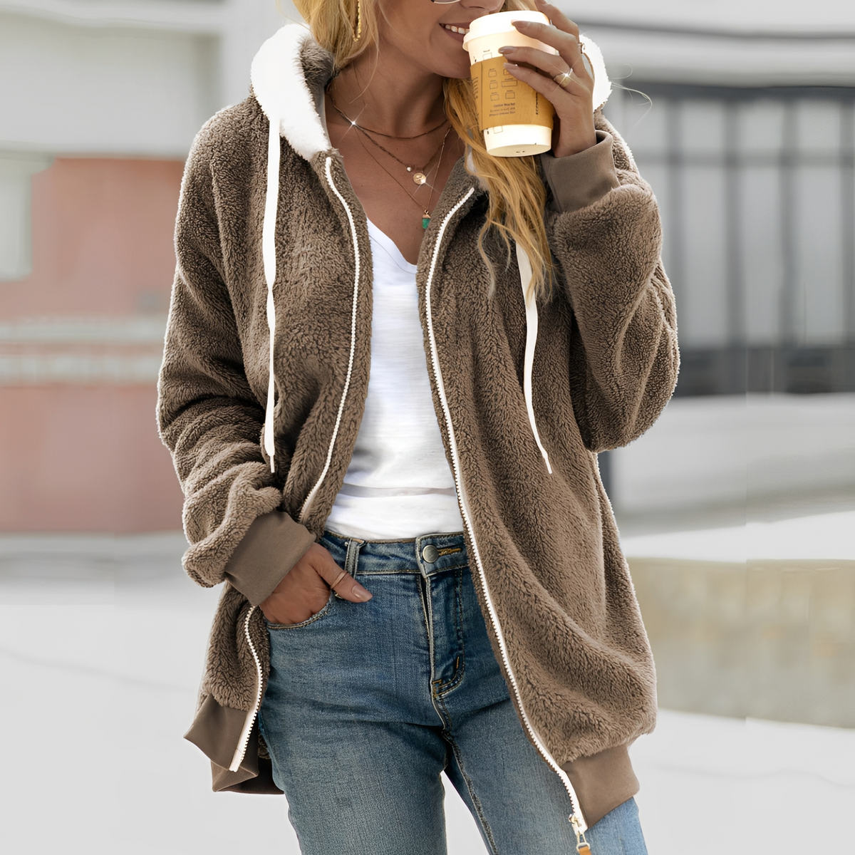 Chloe - Veste à capuche chaude pour femmes