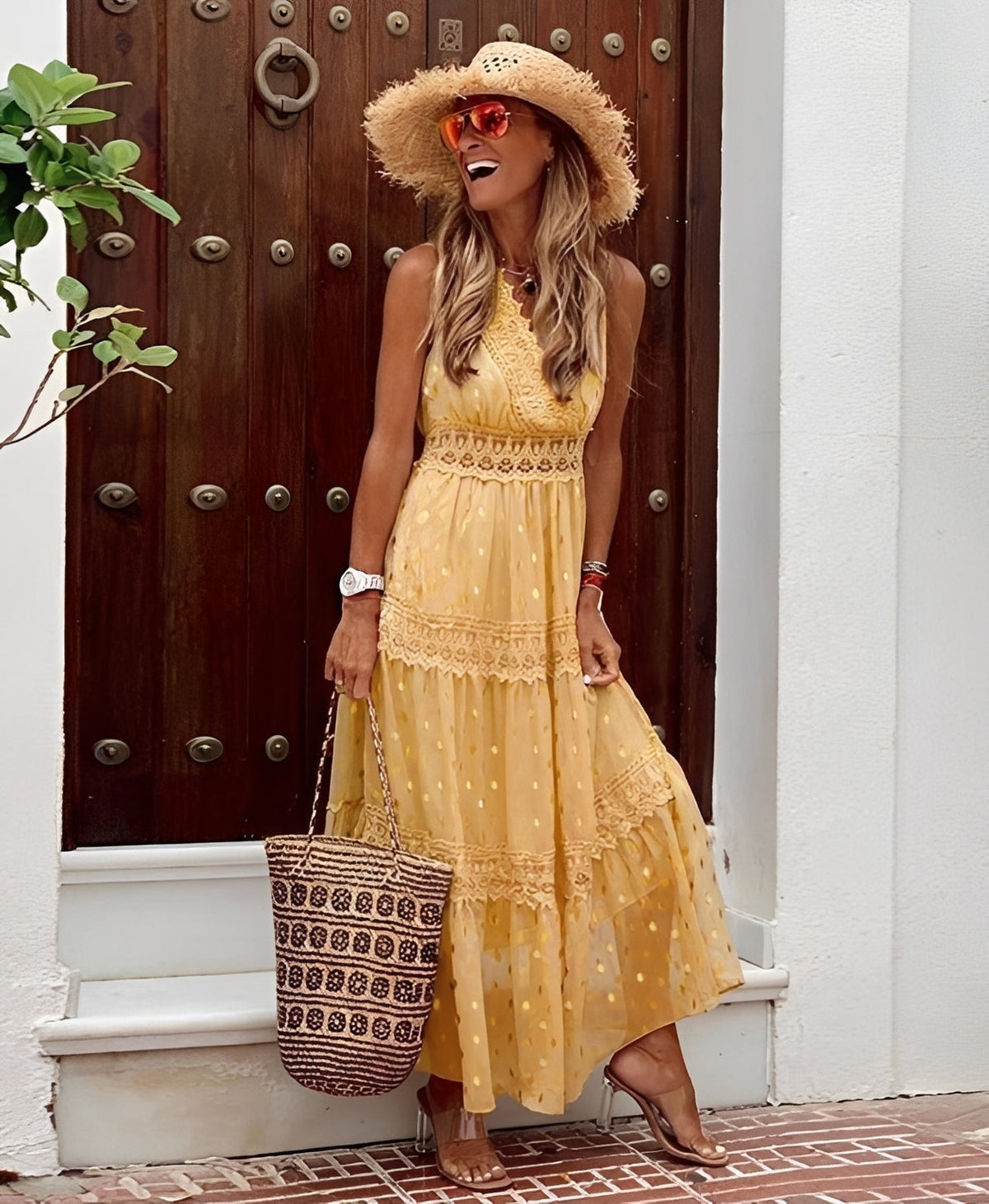 Jesse - Jupe longue chic au style bohème pour femmes