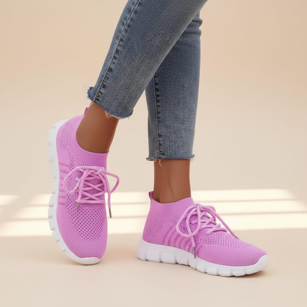 Vicky - Chaussures à Lacets Respirantes