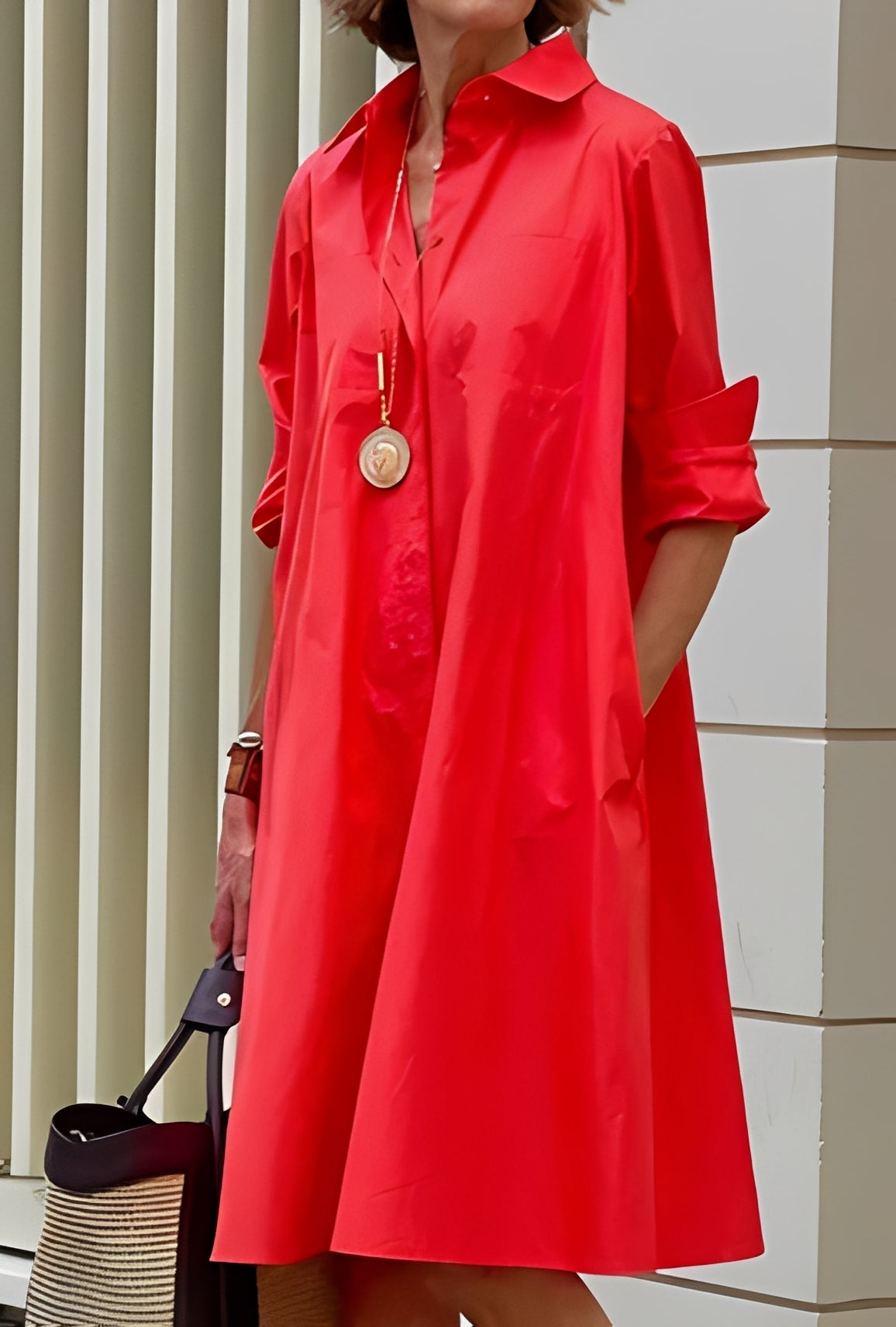 Paige - Robe-chemise décontractée et large pour femmes