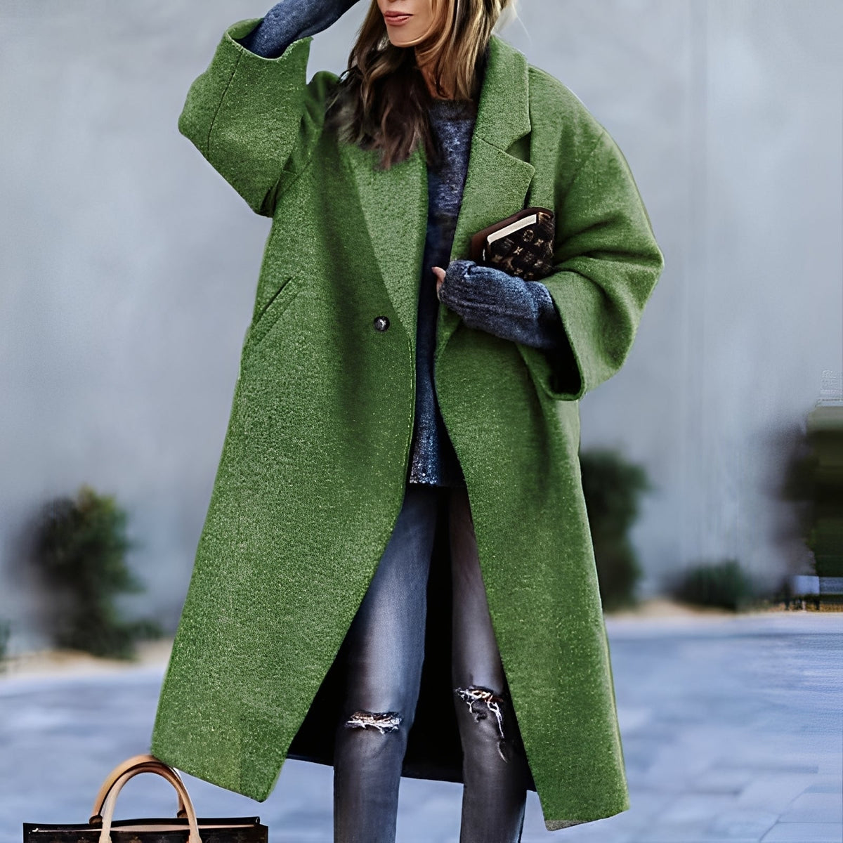 Haylie - Manteau ample, classique et élégant pour femmes