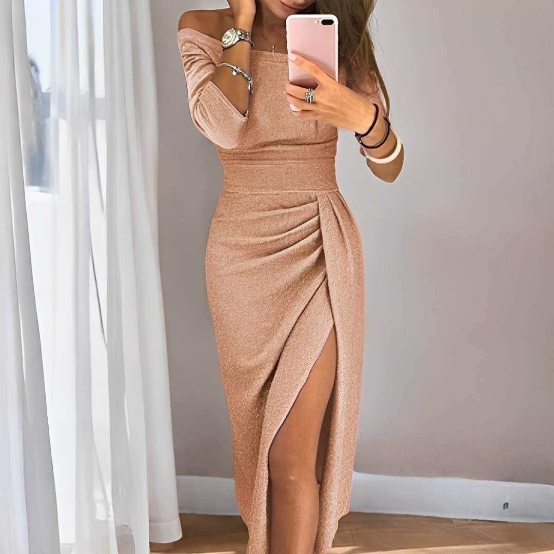 Babette - Robe chic avec fente pour femmes