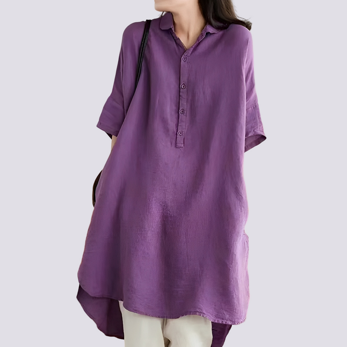 Deborah - Robe-chemise large et décontractée pour femmes
