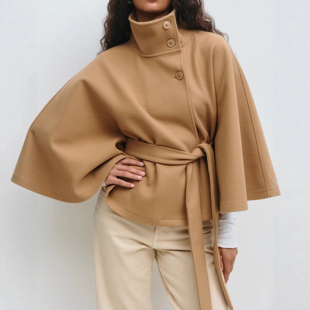 Loraine - Veste stylée à coupe fluide avec ceinture pour femmes