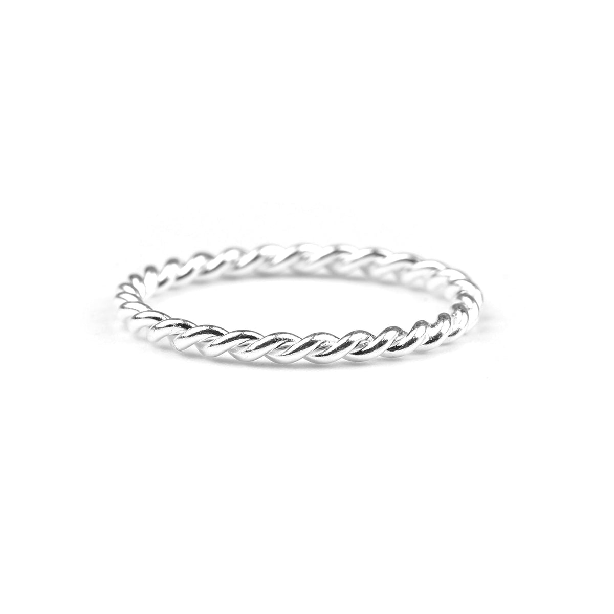 Manon – Bague tressée empilable