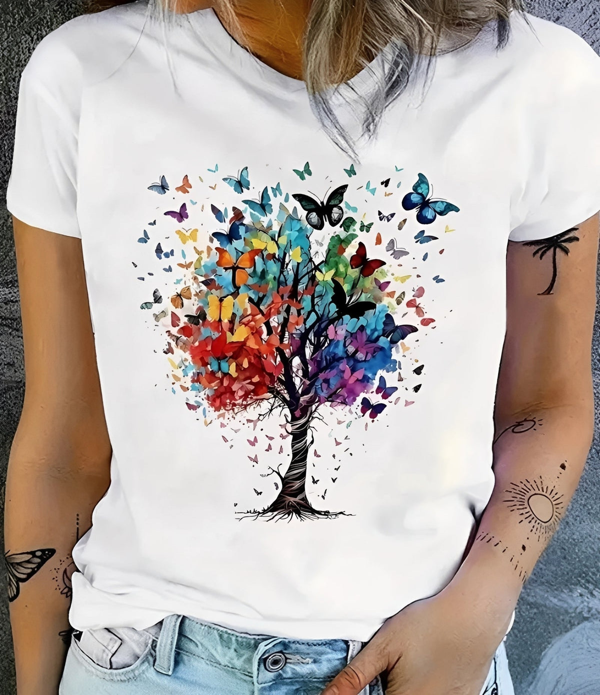 Julia - T-shirt stylé avec imprimé pour femmes