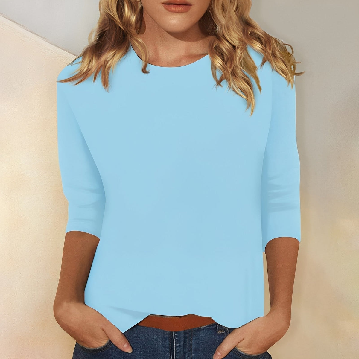 Katherina - T-shirt à col rond agréable à porter
