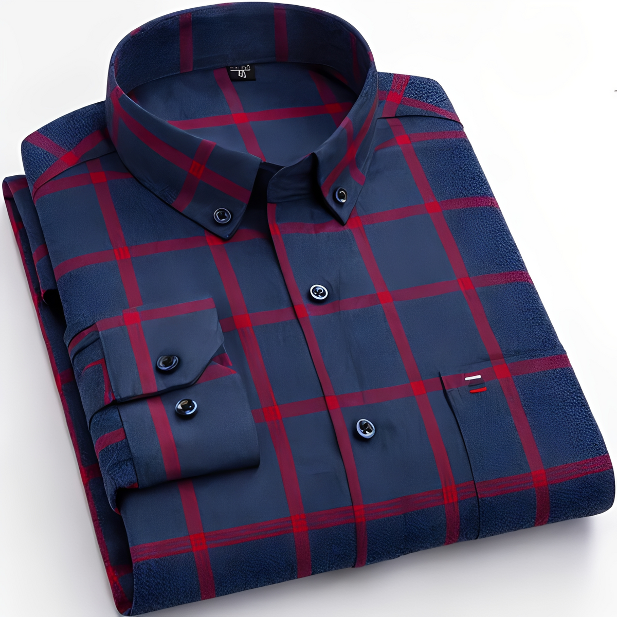 Lance - Chemise à carreaux à manches longues pour homme