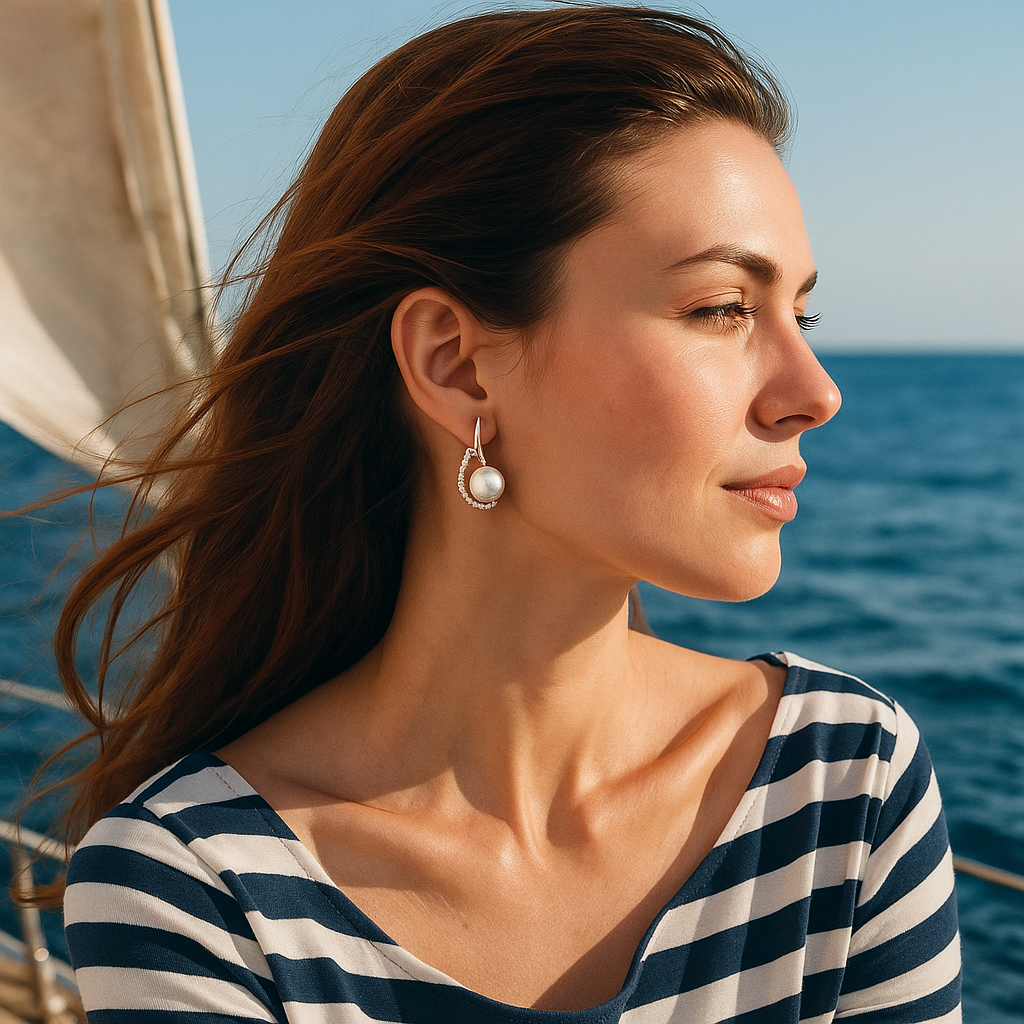 Bea – Boucles d'oreilles en perles