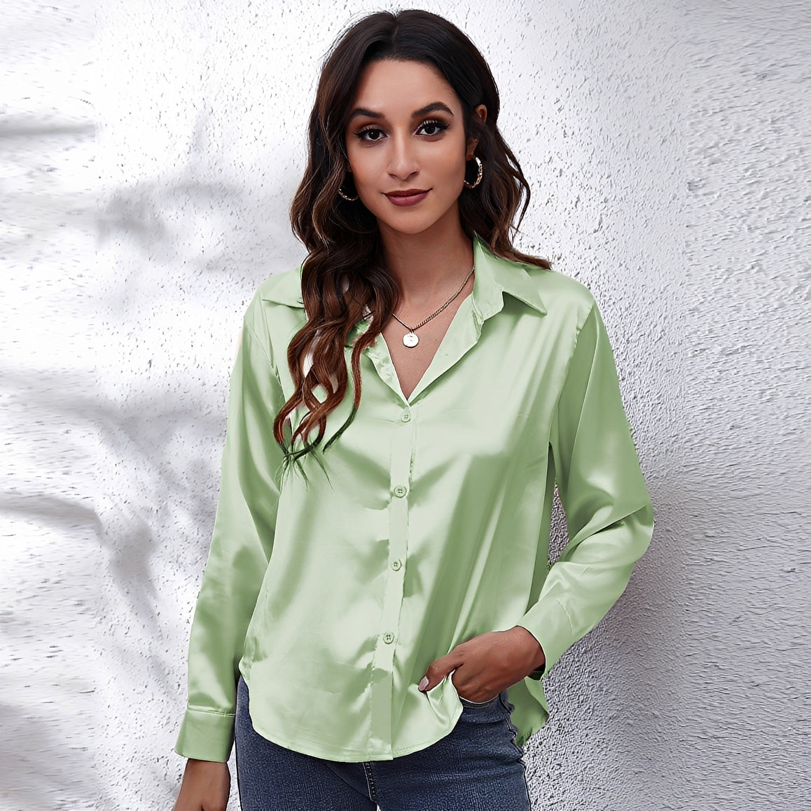 Erica - Blouse actuelle à manches longues pour femmes