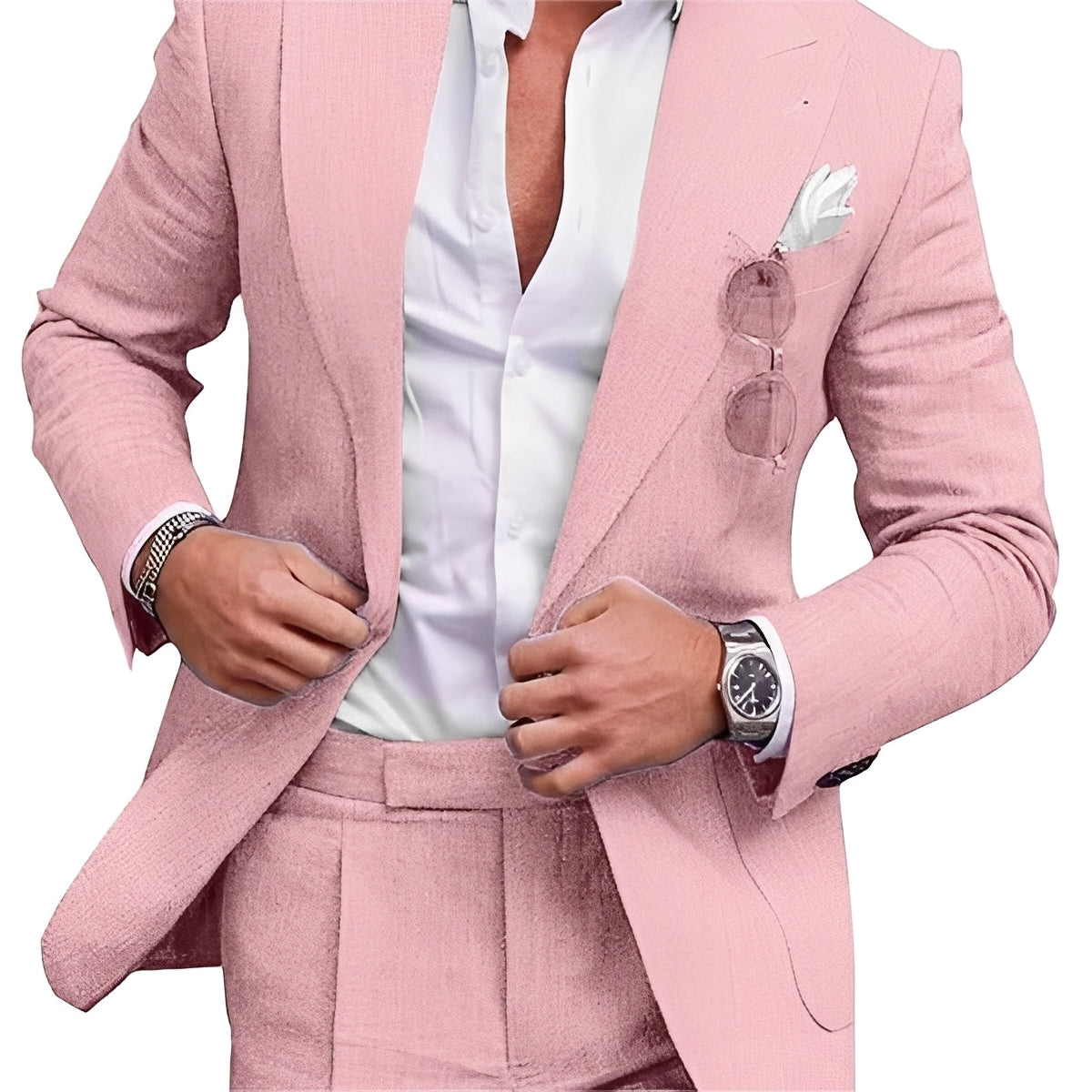 Kevin - Veste formelle à un bouton pour hommes