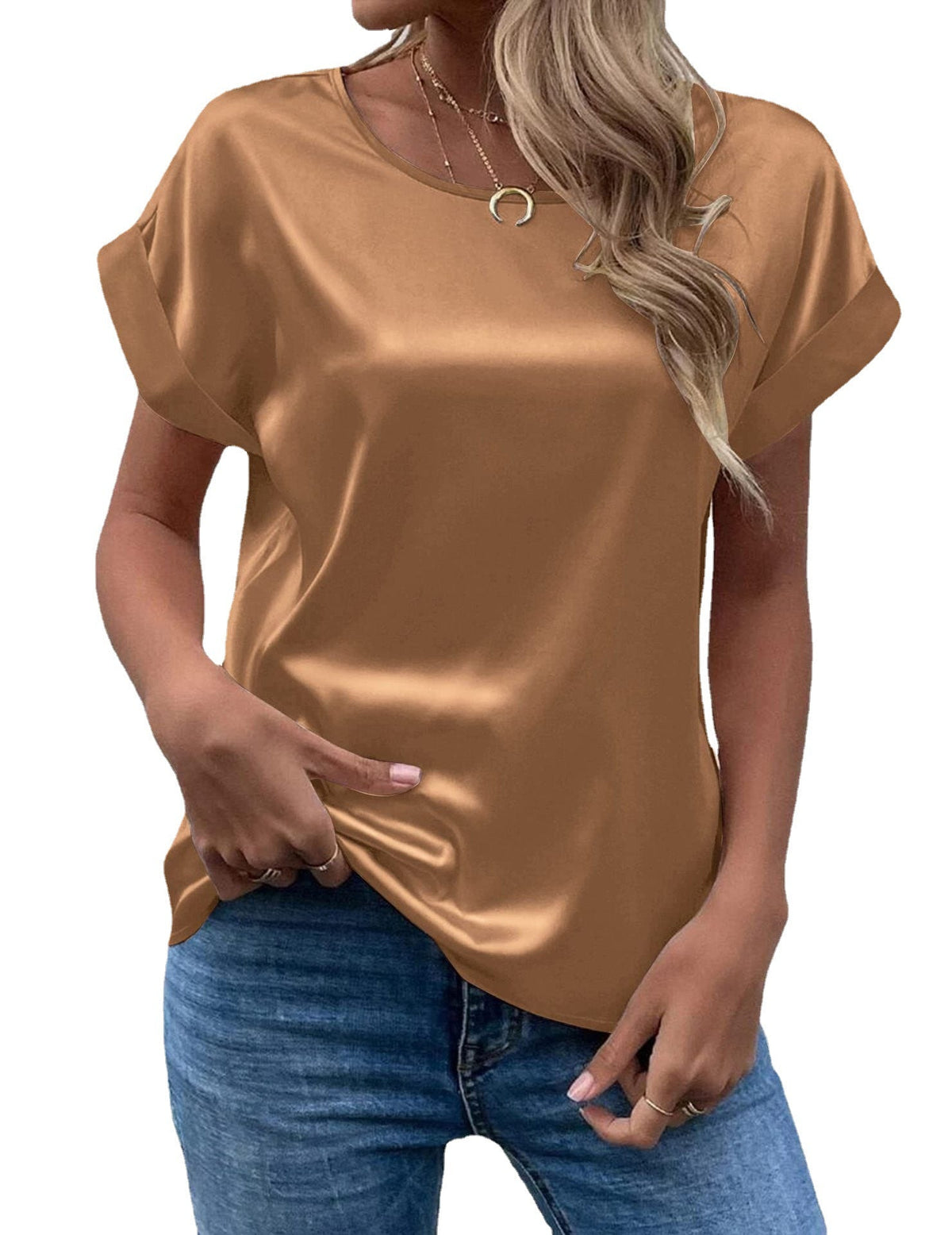 Annalise - T-shirt décontracté à manches courtes pour femmes