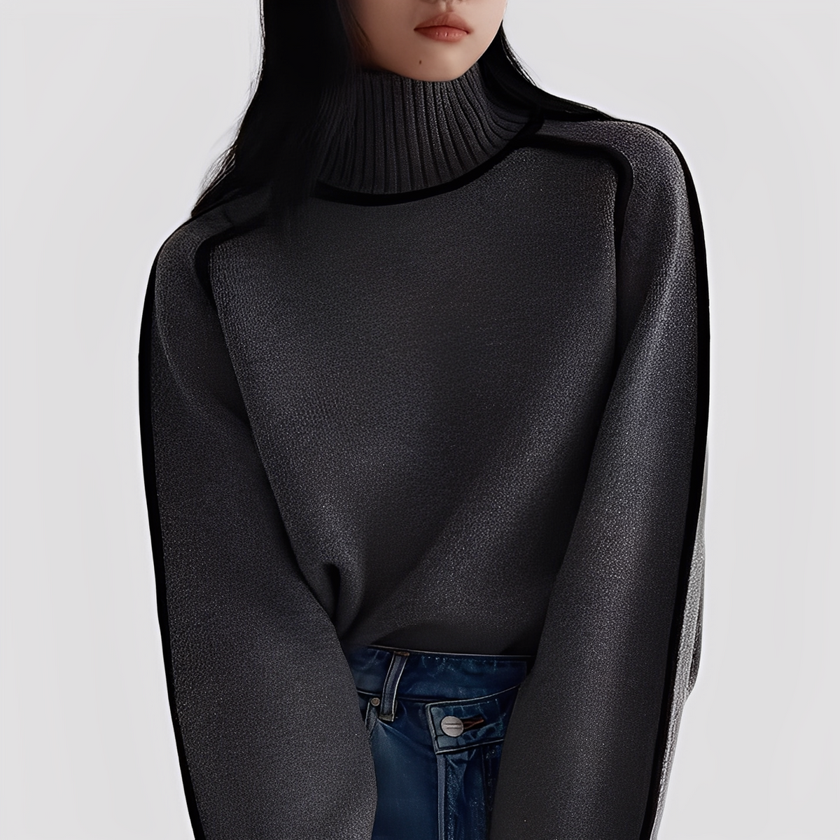 Azalea - Pull avec col roulé, chic et chaud