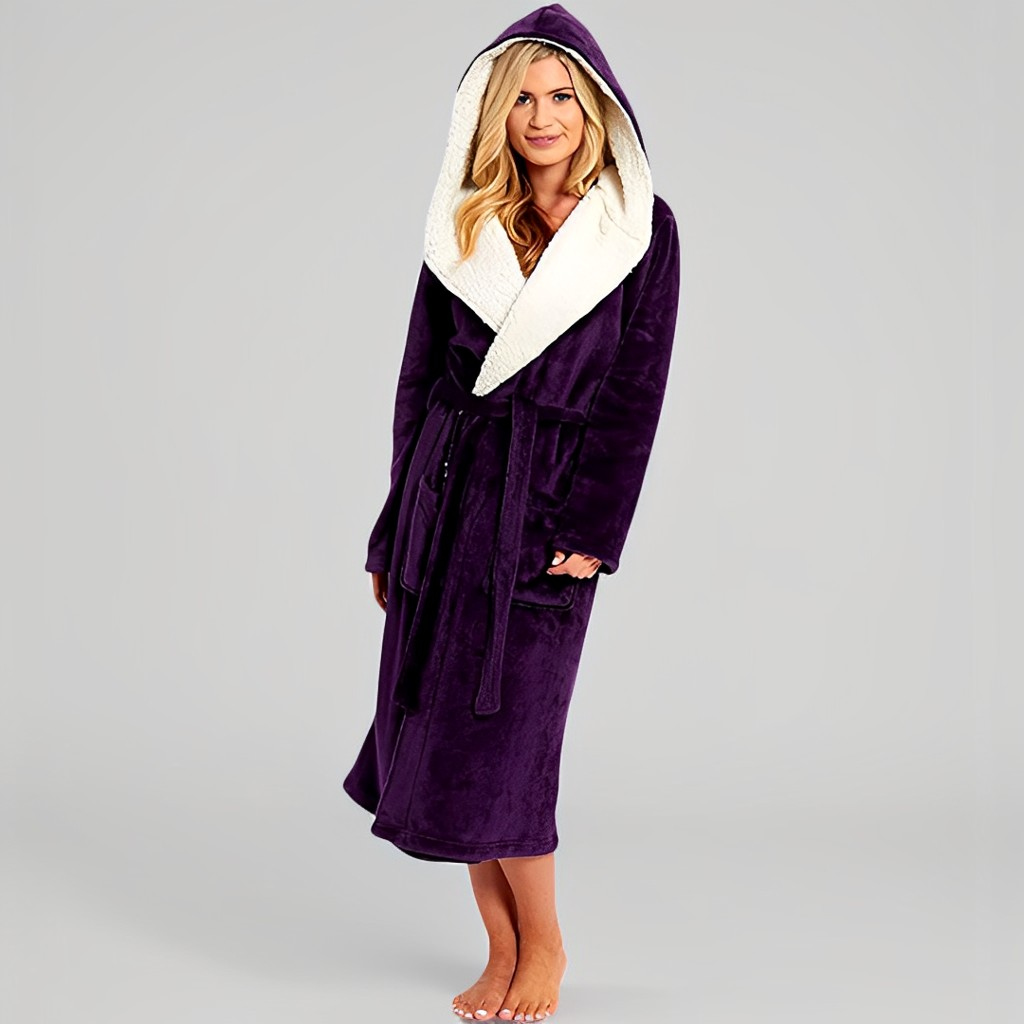Aleta - Doux, long peignoir pour femmes