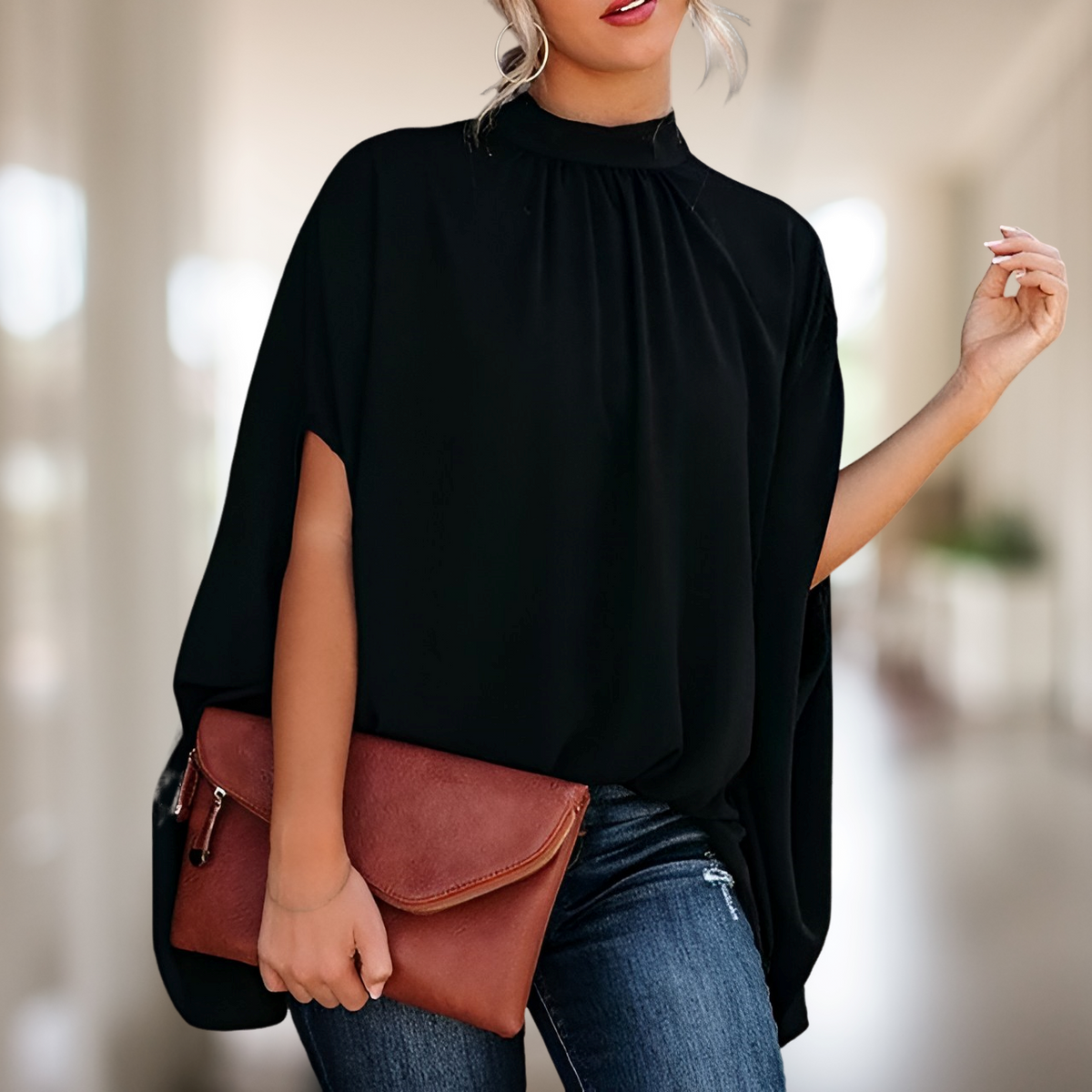Ellison - Blouse élégante avec coupe évasée