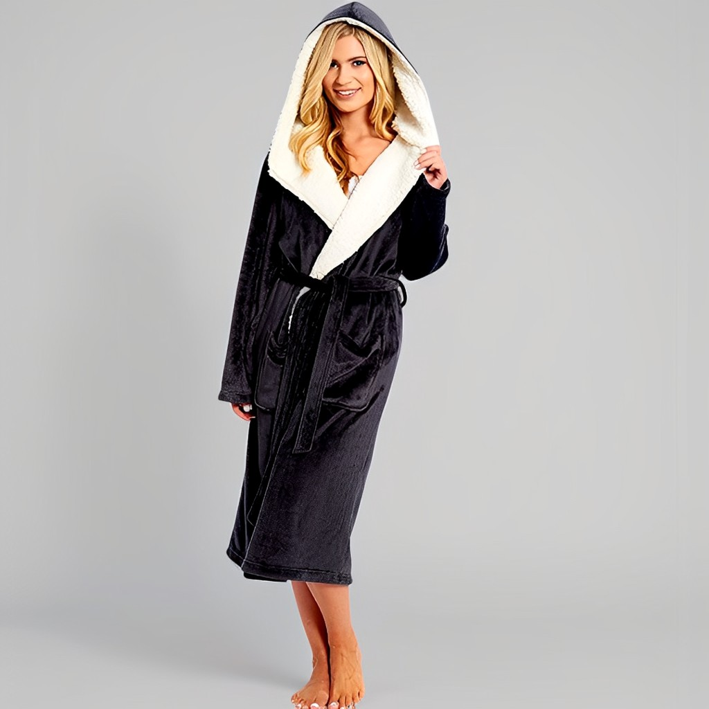 Aleta - Doux, long peignoir pour femmes