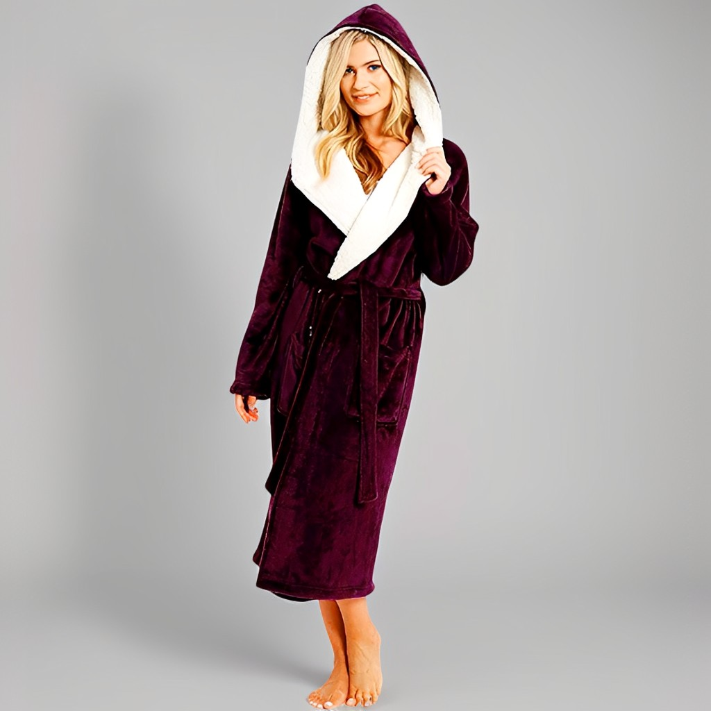 Aleta - Doux, long peignoir pour femmes