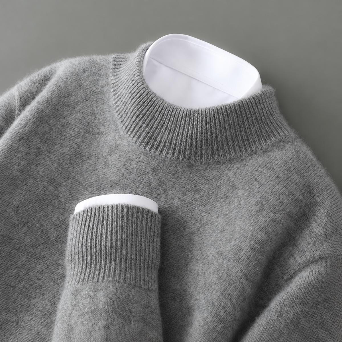 Wayne - Pull vintage ample pour hommes