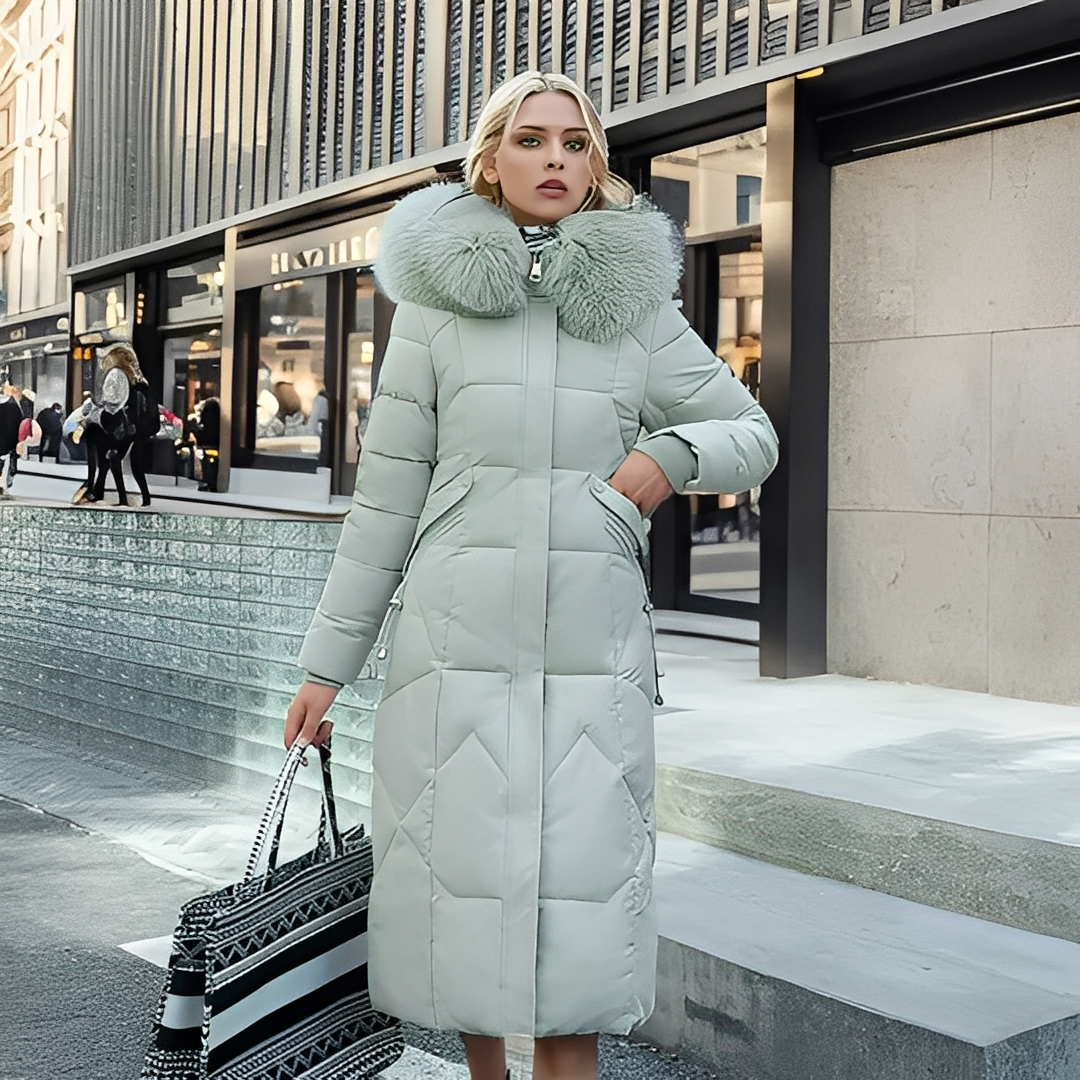 Marcellette - Manteau chic et chaud avec capuche