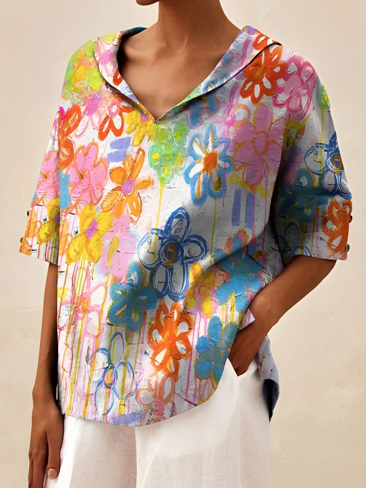 Angie - Blouse ample et décontractée pour femmes