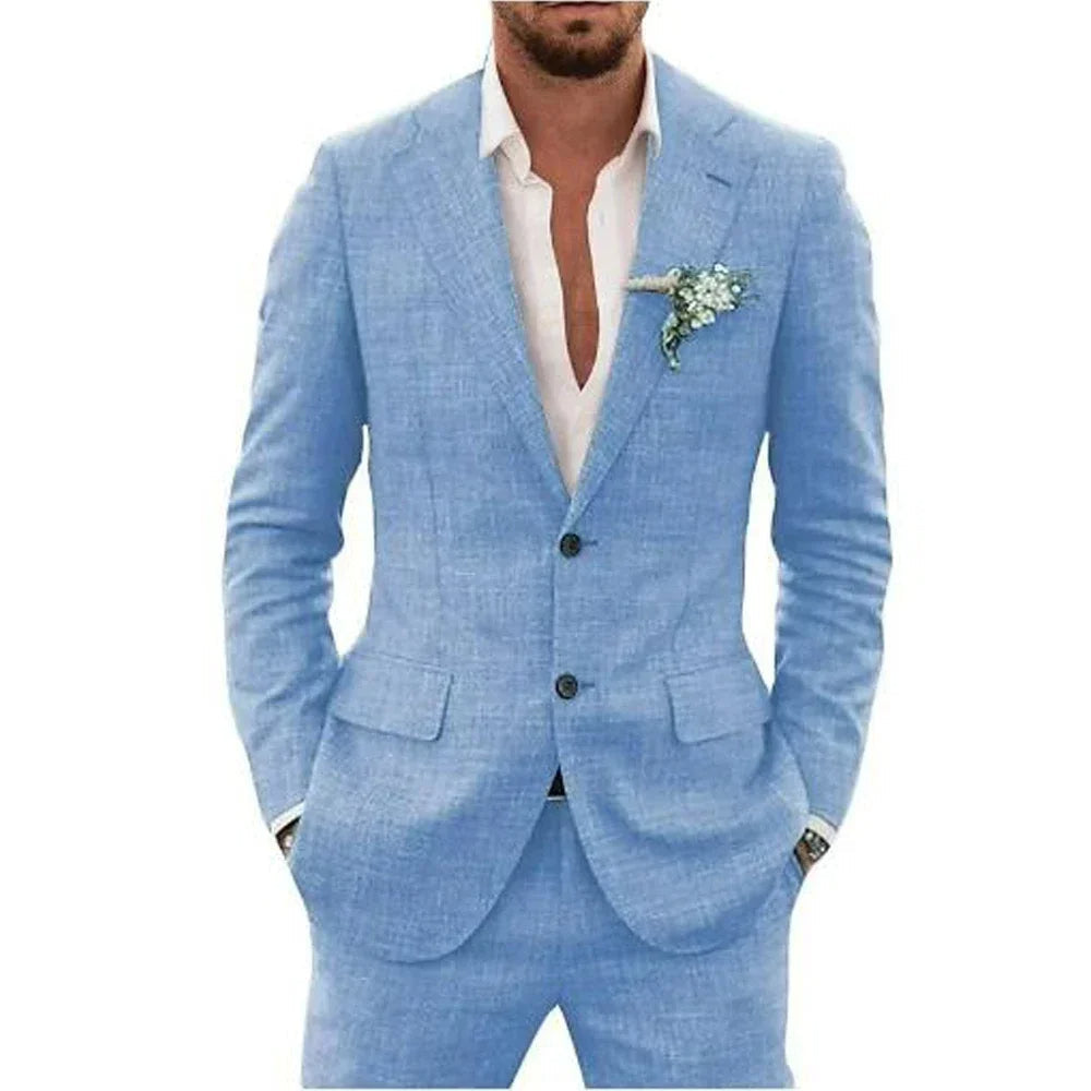 Marbod - Costume léger en lin pour hommes