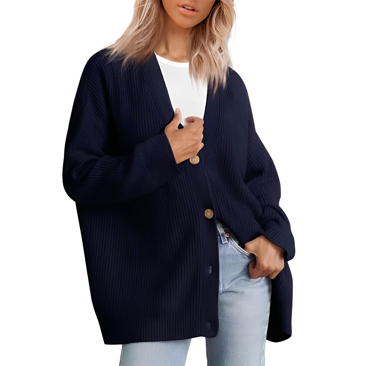 Christal - Pull chaud à coupe ample