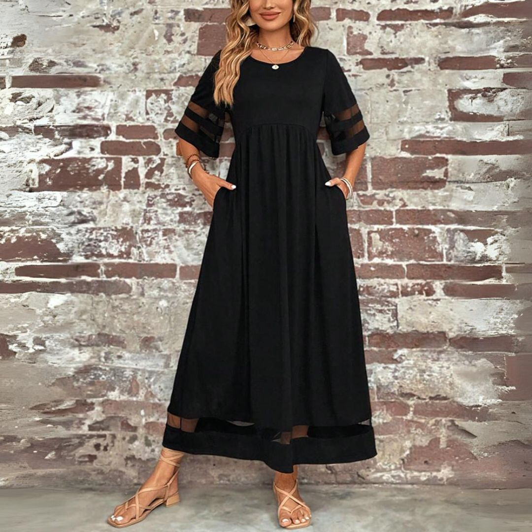 Amandine – Robe stylée avec effet masquant le ventre
