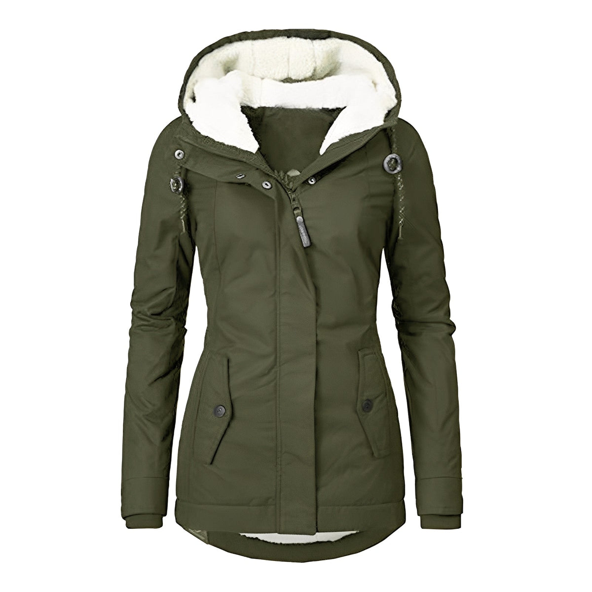 Earleen - Blouson douillet et chaud avec capuche