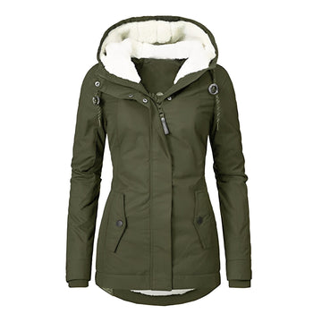 Earleen - Blouson douillet et chaud avec capuche