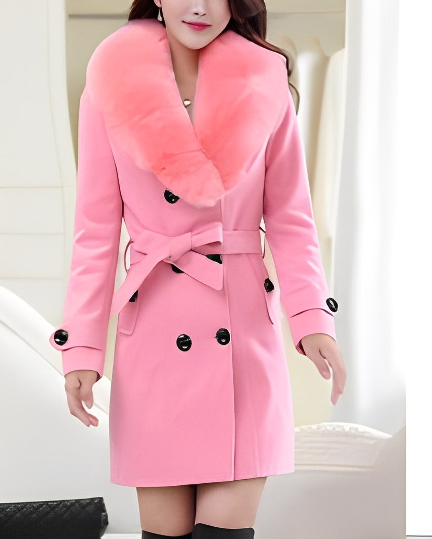 Mercia - Manteau croisé élégant pour femmes