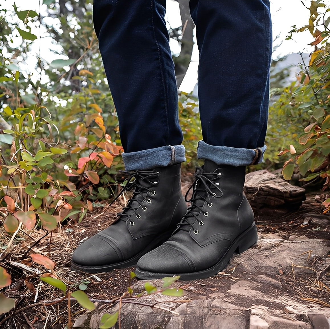 Garrick - Bottes rétro robustes pour homme