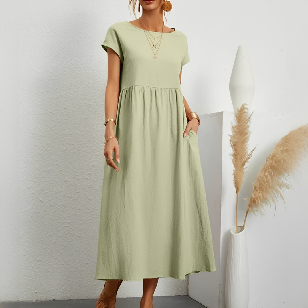 Ginovie - Robe d'été sophistiquée pour femme